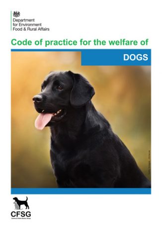 Code of Practice for the Welfare of Dogs DEFRA Report
